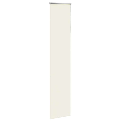 vidaXL Roller Blind Blackout Off White 45x230 cm Fabric Width 40.7 cm Polyester