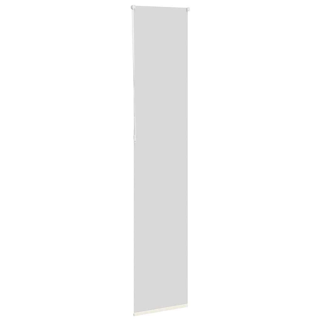 vidaXL Roller Blind Blackout Off White 45x230 cm Fabric Width 40.7 cm Polyester
