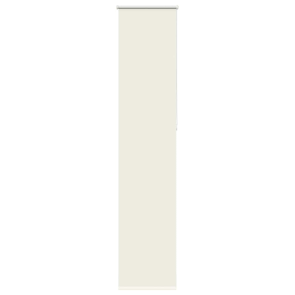 vidaXL Roller Blind Blackout Off White 60x230 cm Fabric Width 55.7 cm Polyester