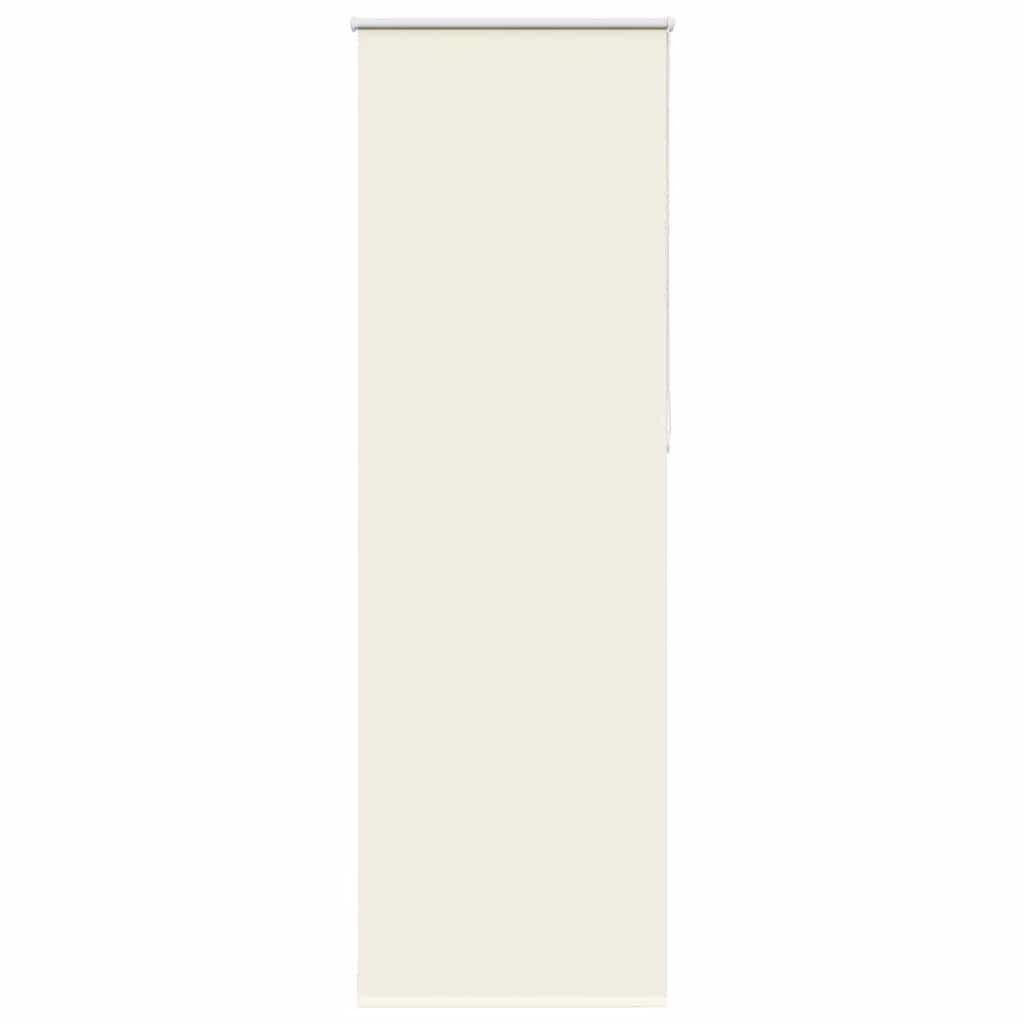 vidaXL Roller Blind Blackout Off White 65x230 cm Fabric Width 60.7 cm Polyester