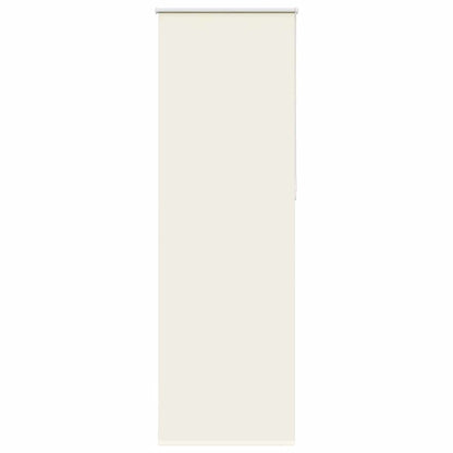 vidaXL Roller Blind Blackout Off White 65x230 cm Fabric Width 60.7 cm Polyester