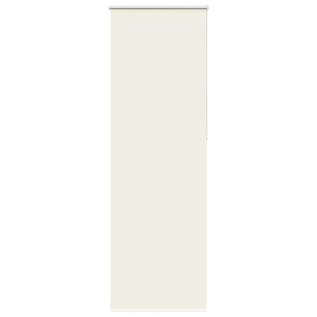 vidaXL Roller Blind Blackout Off White 80x230 cm Fabric Width 75.7 cm