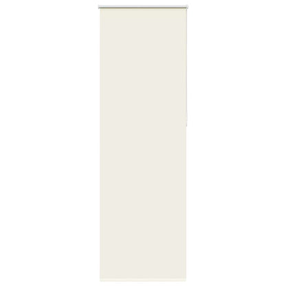 vidaXL Roller Blind Blackout Off White 80x230 cm Fabric Width 75.7 cm
