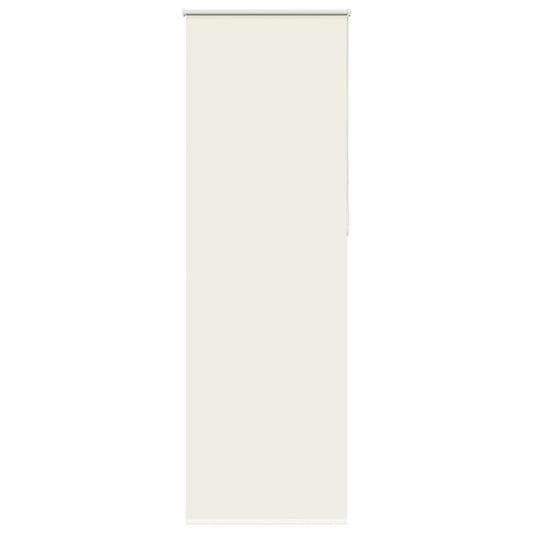 vidaXL Roller Blind Blackout Off White 80x230 cm Fabric Width 75.7 cm