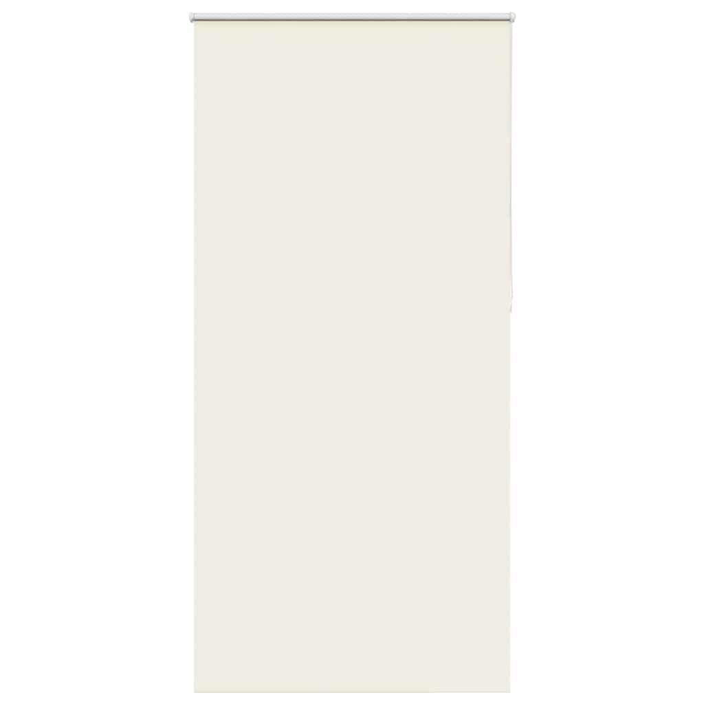 vidaXL Roller Blind Blackout Off White 95x230 cm Fabric Width 90,7 cm Polyester
