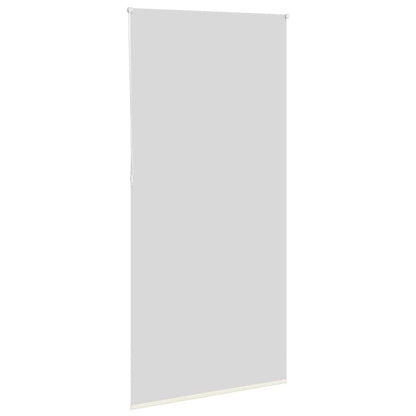 vidaXL Roller Blind Blackout Off White 95x230 cm Fabric Width 90,7 cm Polyester