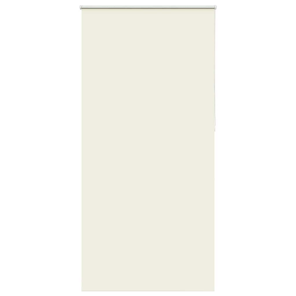 vidaXL Roller Blind Blackout Off White 100x230 cm Fabric Width 95.7 cm