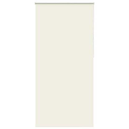 vidaXL Roller Blind Blackout Off White 100x230 cm Fabric Width 95.7 cm