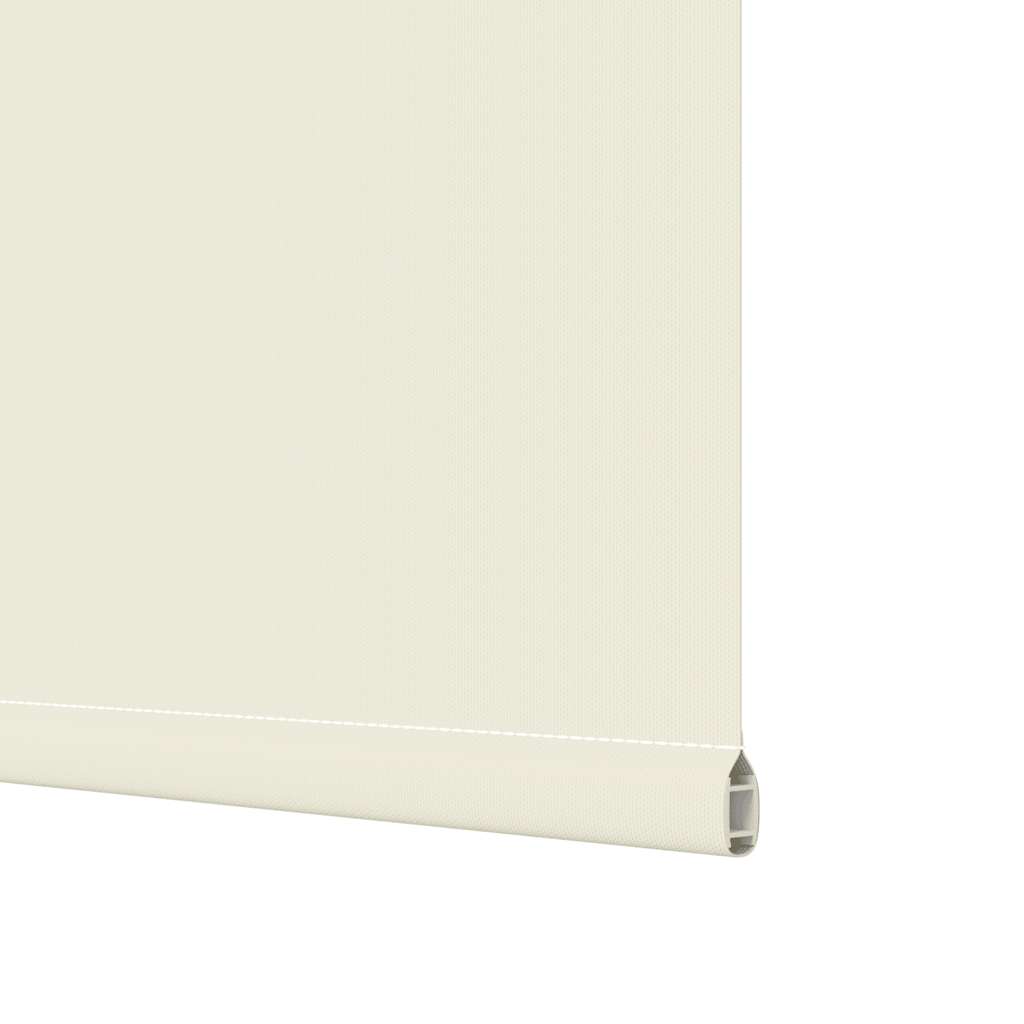 vidaXL Roller Blind Blackout Off White 100x230 cm Fabric Width 95.7 cm