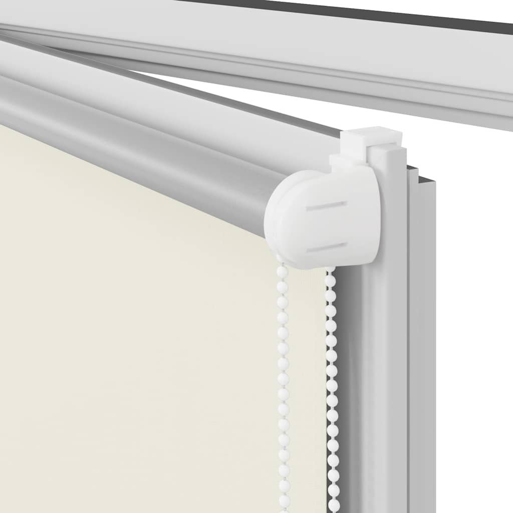 vidaXL Roller Blind Blackout Off White 105x230cm Fabric Width 100.7cm