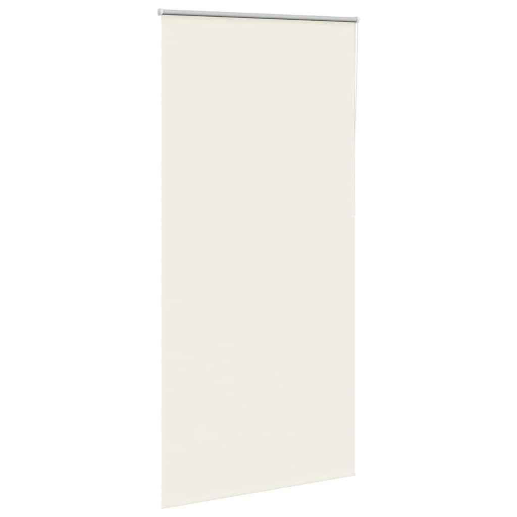 vidaXL Roller Blind Blackout Off White 105x230cm Fabric Width 100.7cm
