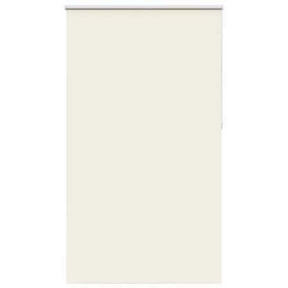 vidaXL Roller Blind Blackout Off White 130x230 cm Fabric Width 126.6 cm Polyester