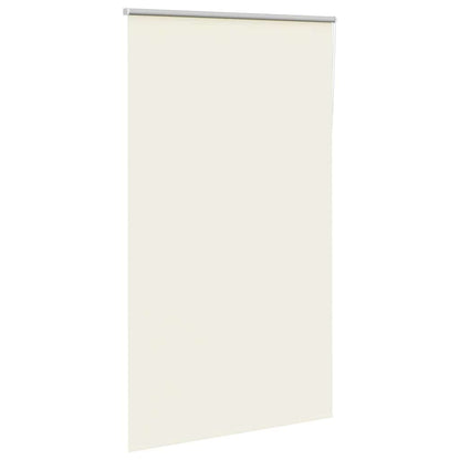 vidaXL Roller Blind Blackout Off White 135x230 cm Fabric Width 131.6 cm Polyester