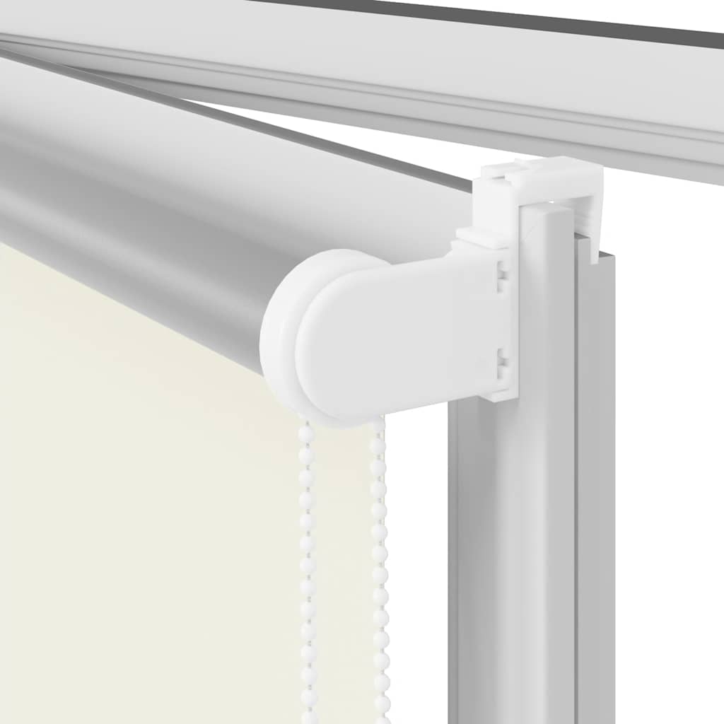 vidaXL Roller Blind Blackout Off White 140x230cm Fabric Width 136.6cm