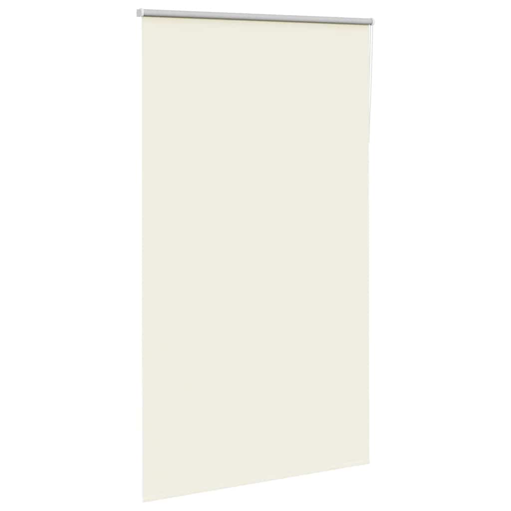 vidaXL Roller Blind Blackout Off White 140x230cm Fabric Width 136.6cm
