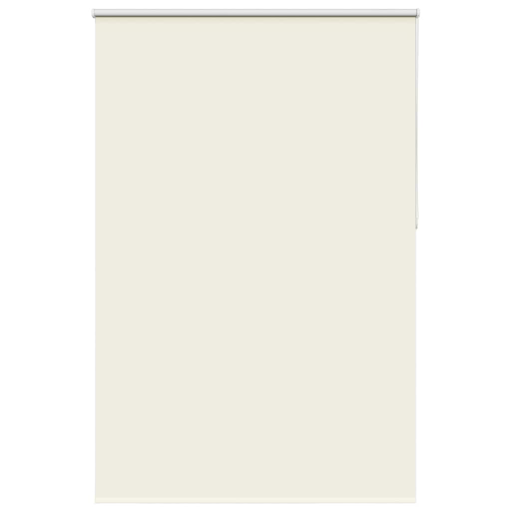 vidaXL Roller Blind Blackout Off White 150x230 cm Fabric Width 146.6 cm Polyester
