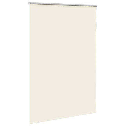 vidaXL Roller Blind Blackout Off White 150x230 cm Fabric Width 146.6 cm Polyester