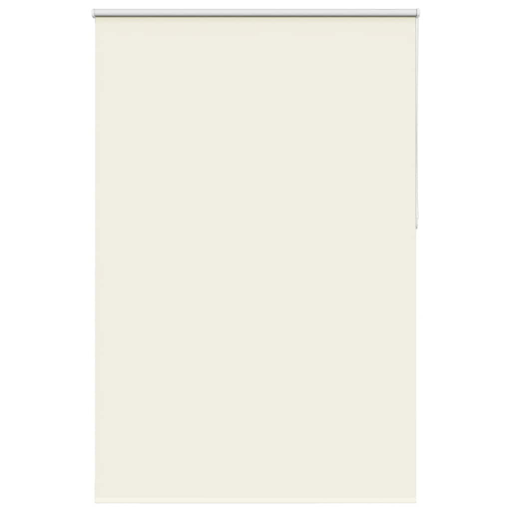 vidaXL Roller Blind Blackout Off White 165x230 cm Fabric Width 161.6 cm Polyester