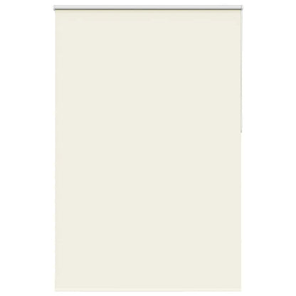 vidaXL Roller Blind Blackout Off White 165x230 cm Fabric Width 161.6 cm Polyester