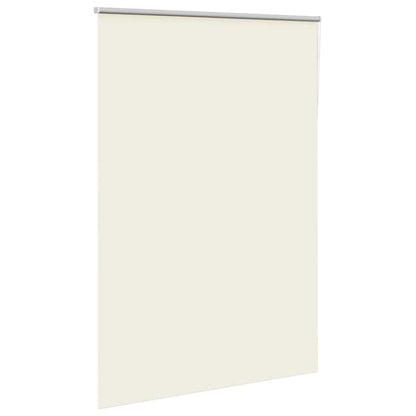 vidaXL Roller Blind Blackout Off White 165x230 cm Fabric Width 161.6 cm Polyester