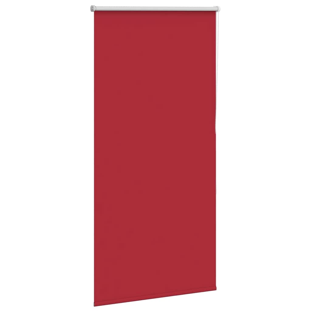 vidaXL Roller Blind Blackout Red 65x130 cm Fabric Width 60.7 cm Polyester