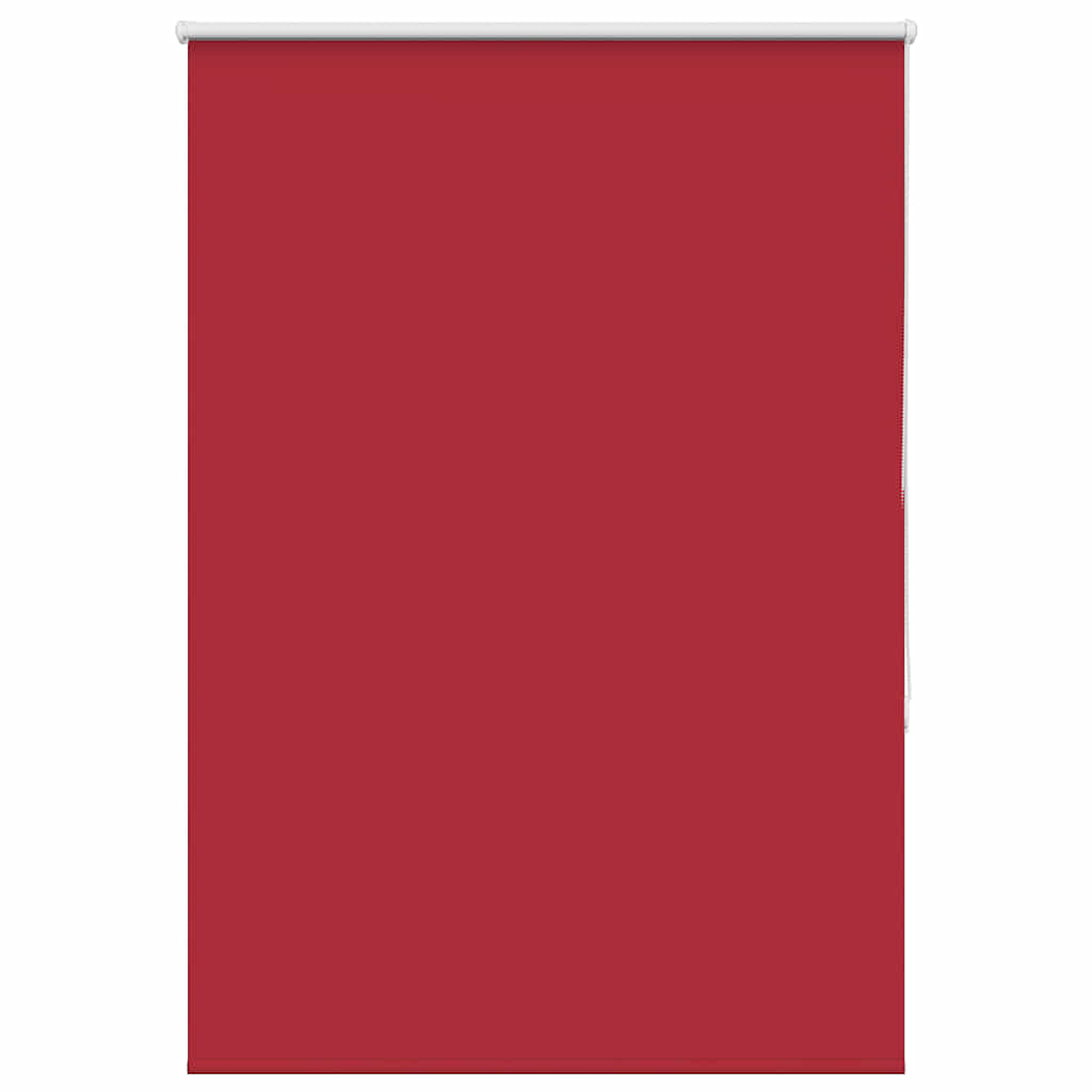 vidaXL Roller Blind Blackout Red 105x130 cm Fabric Width 100.7 cm Polyester