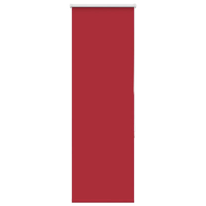 vidaXL Roller Blind Blackout Red 55x150 cm Fabric Width 50.7 cm Polyester