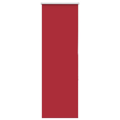 vidaXL Roller Blind Blackout Red 60x150 cm Fabric Width 55.7 cm Polyester
