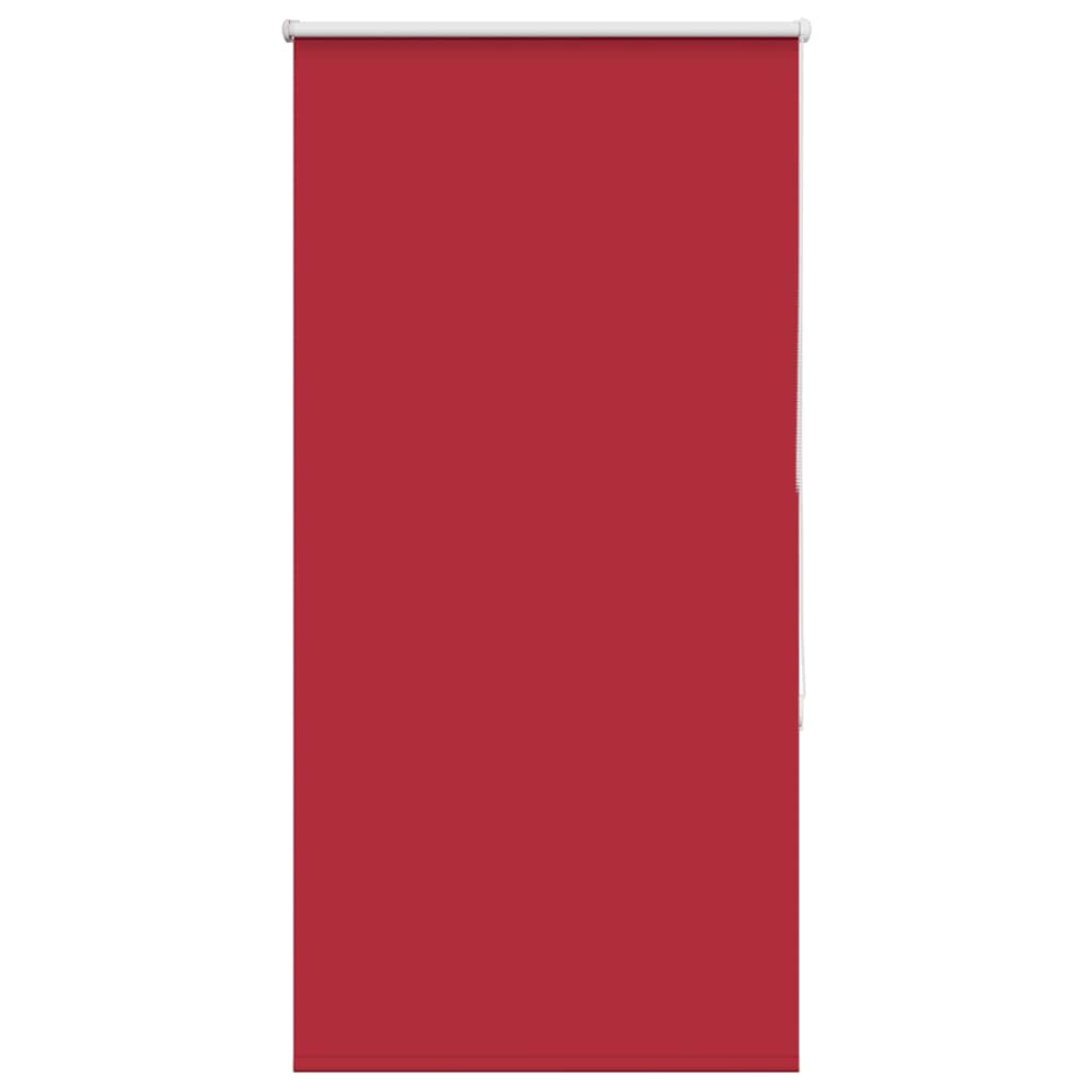 vidaXL Roller Blind Blackout Red 85x150 cm Fabric Width 80.7 cm Polyester