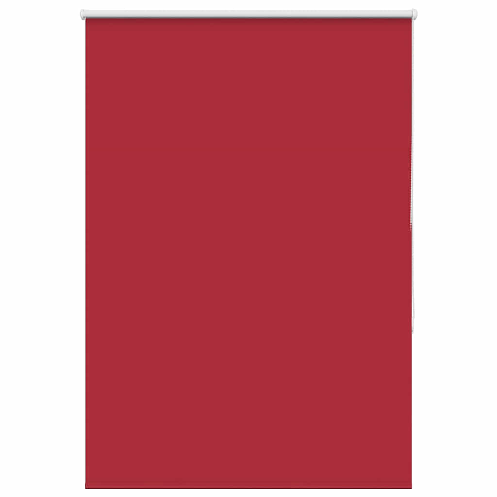 vidaXL Roller Blind Blackout Red 105x150 cm Fabric Width 100.7 cm Polyester