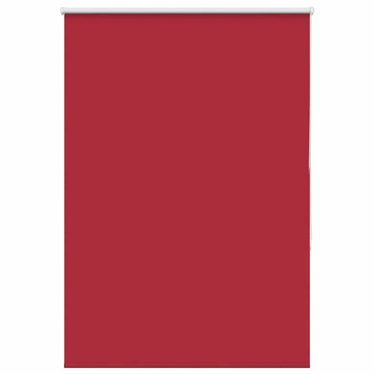 vidaXL Roller Blind Blackout Red 105x150 cm Fabric Width 100.7 cm Polyester