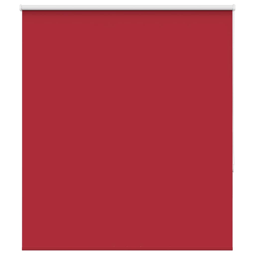 vidaXL Roller Blind Blackout Red 125x150 cm Fabric Width 121.6 cm Polyester
