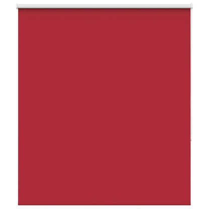 vidaXL Roller Blind Blackout Red 125x150 cm Fabric Width 121.6 cm Polyester