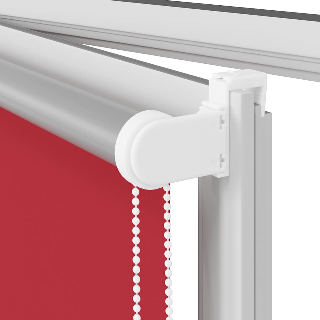 vidaXL Roller Blind Blackout Red 155x150 cm Fabric Width 151.6 cm