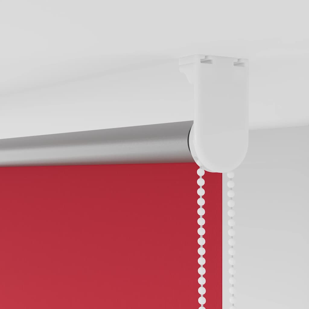 vidaXL Roller Blind Blackout Red 155x150 cm Fabric Width 151.6 cm
