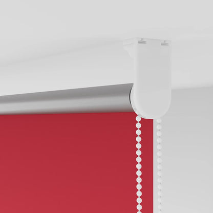 vidaXL Roller Blind Blackout Red 155x150 cm Fabric Width 151.6 cm