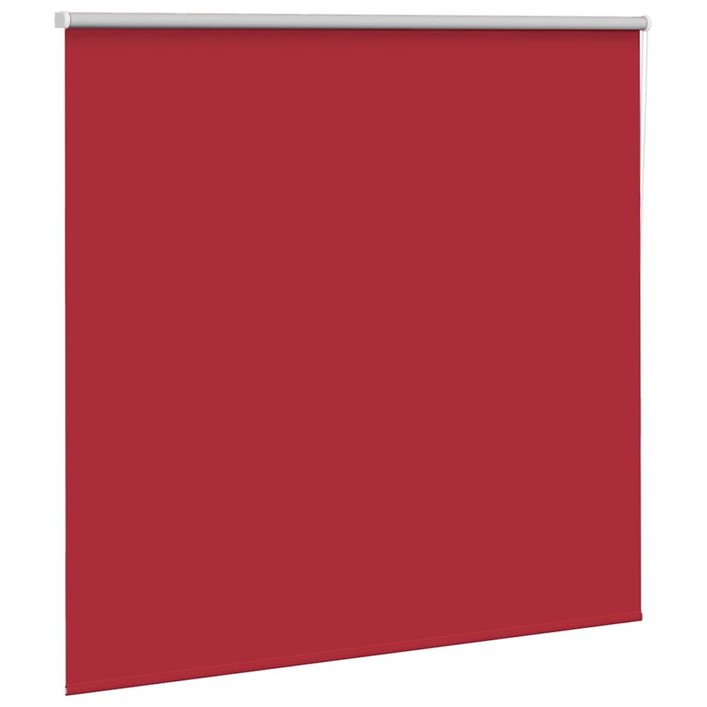 vidaXL Roller Blind Blackout Red 160x150 cm Fabric Width 156.6 cm Polyester