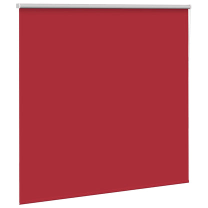 vidaXL Roller Blind Blackout Red 160x150 cm Fabric Width 156.6 cm Polyester