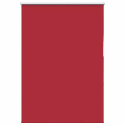 vidaXL Roller Blind Blackout Red 100x175 cm Fabric Width 95.7 cm Polyester