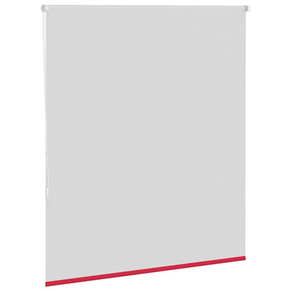 vidaXL Roller Blind Blackout Red 125x175 cm Fabric Width 121.6 cm Polyester