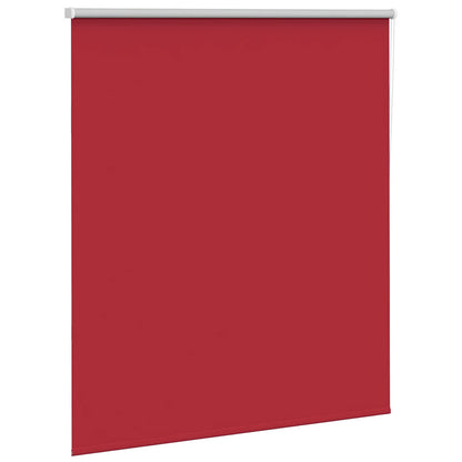 vidaXL Roller Blind Blackout Red 130x175 cm Fabric Width 126.6 cm Polyester