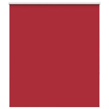 vidaXL Roller Blind Blackout Red 135x175 cm Fabric Width 131.6 cm Polyester