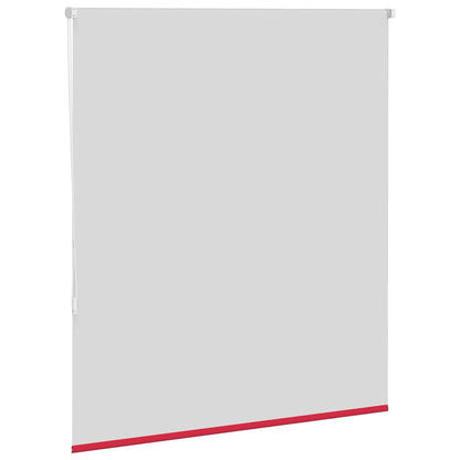 vidaXL Roller Blind Blackout Red 140x175 cm Fabric Width 136.6 cm Polyester