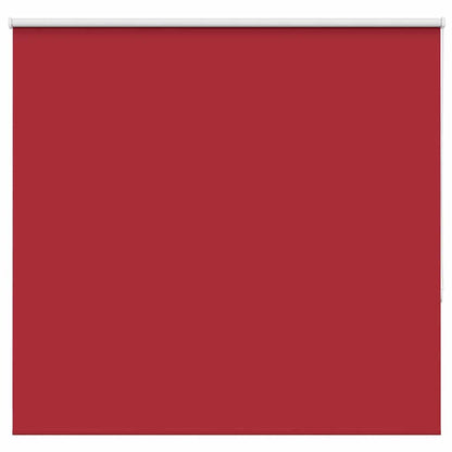 vidaXL Roller Blind Blackout Red 145x175 cm Fabric Width 141.6 cm Polyester