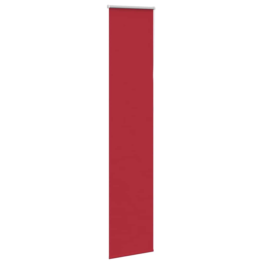 vidaXL Roller Blind Blackout Red 40x210 cm Fabric Width 35.7 cm Polyester