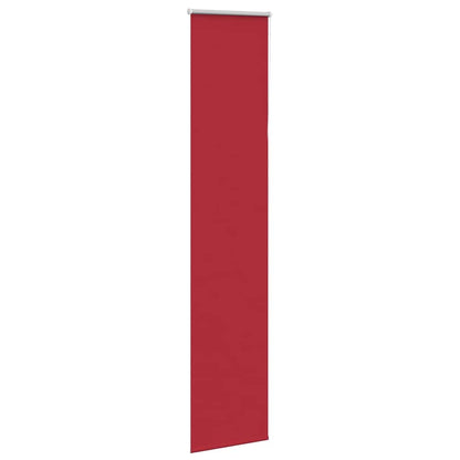 vidaXL Roller Blind Blackout Red 40x210 cm Fabric Width 35.7 cm Polyester
