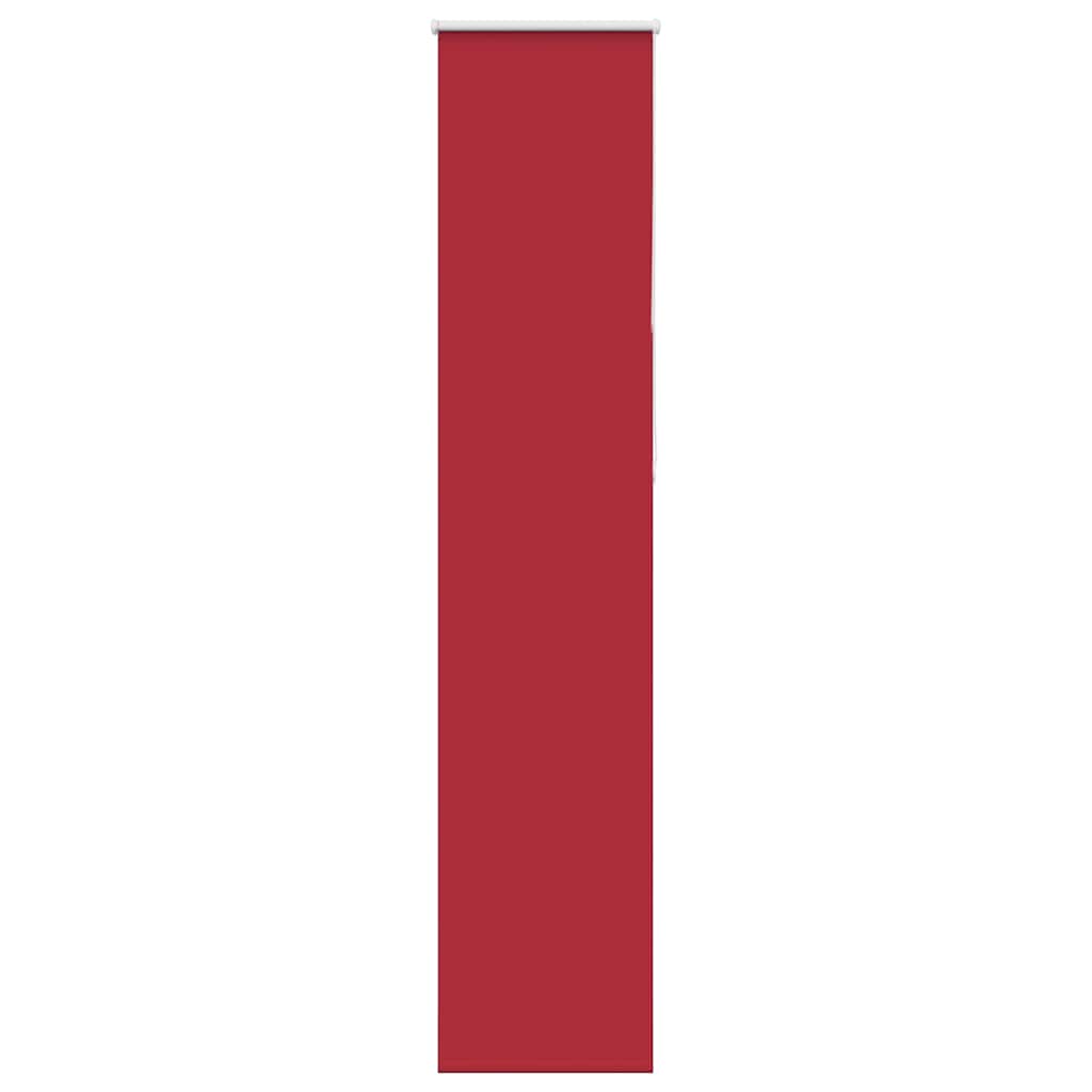 vidaXL Roller Blind Blackout Red 55x210 cm Fabric Width 50.7 cm Polyester