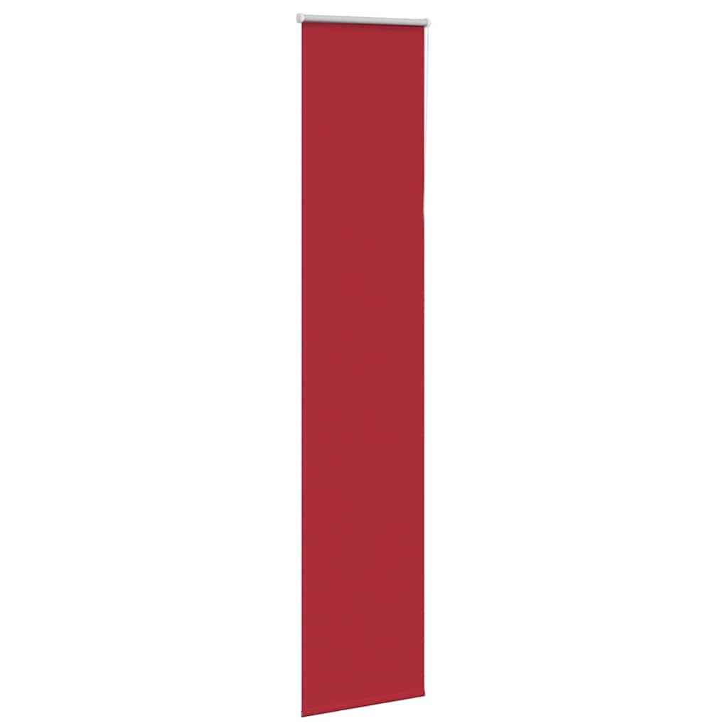 vidaXL Roller Blind Blackout Red 55x210 cm Fabric Width 50.7 cm