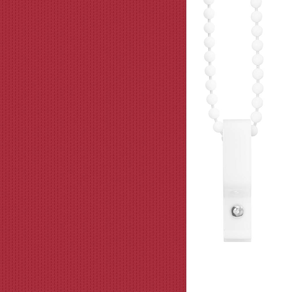vidaXL Roller Blind Blackout Red 145x210 cm Fabric Width 141.6 cm