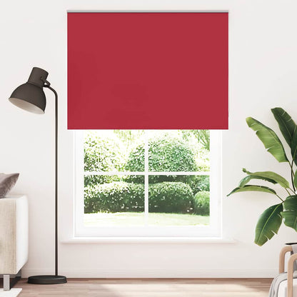 vidaXL Roller Blind Blackout Red 145x210 cm Fabric Width 141.6 cm